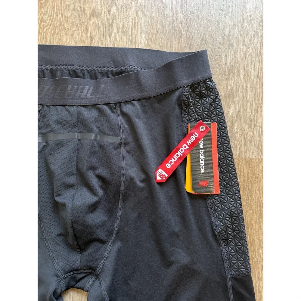 New Balance Men's XL Baseball Slider Short Black NWT